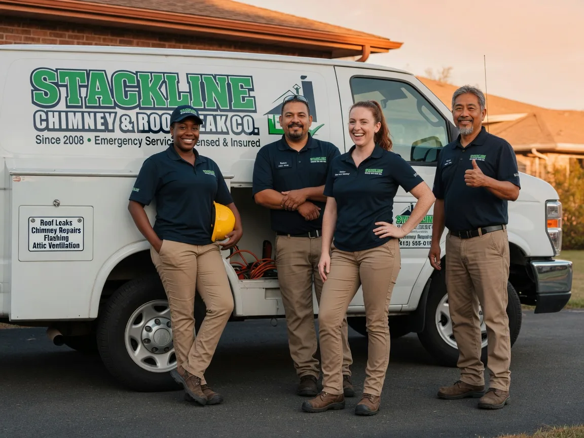 Chimney flashing repair company in Sharples, WV